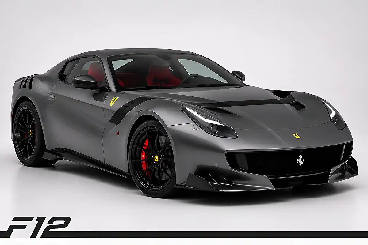 Used 2016 Ferrari F12berlinetta Tdf Grigio Silverstone - Front View