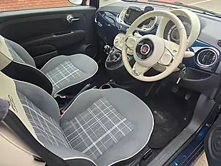 Used 2016 Fiat 500 Lounge Blue - Interior and Exterior details 2