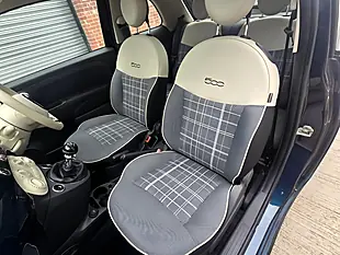 Used 2016 Fiat 500 Lounge Blue - Interior and Exterior details 20