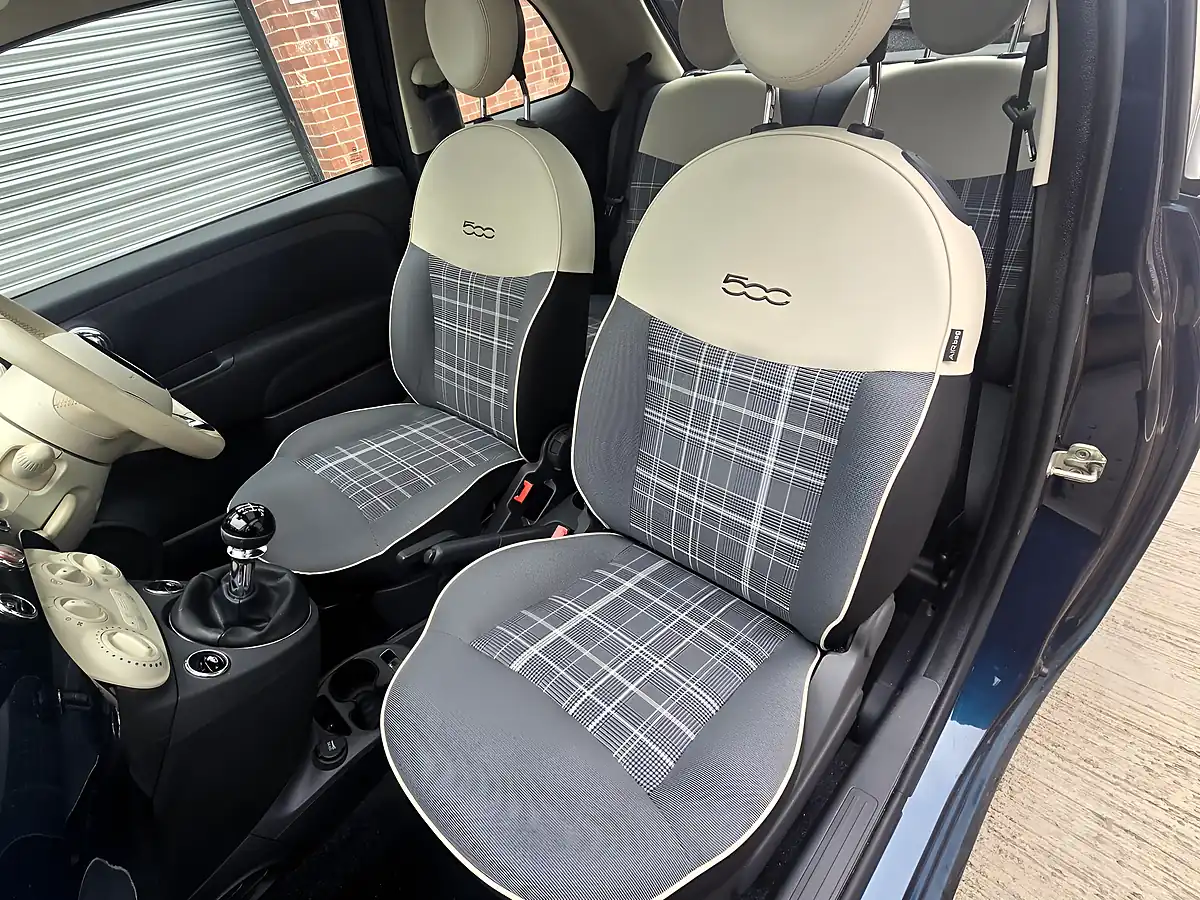 Used 2016 Fiat 500 Lounge Blue - Interior and Exterior details 20