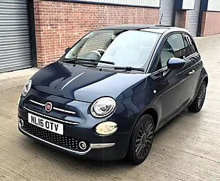 Used 2016 Fiat 500 Lounge Blue - Interior and Exterior details 5