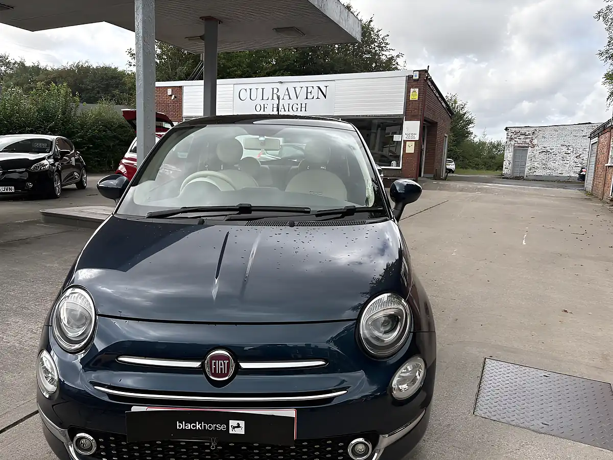Used 2016 Fiat 500 Lounge Blue - Interior and Exterior details 8