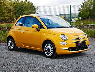 Used 2016 Fiat 500 Lounge Countrypolitan Yellow - Interior and Exterior details 2