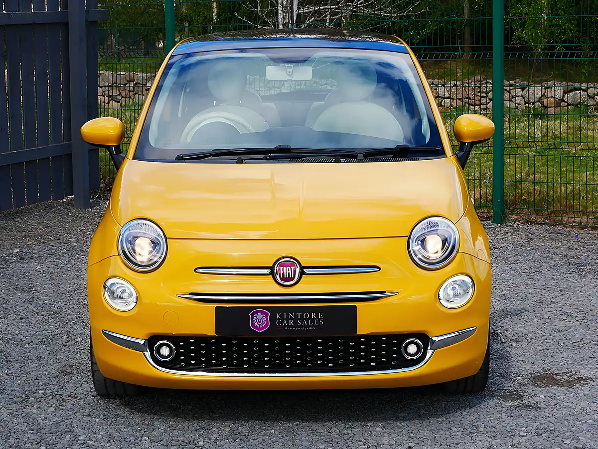 Used 2016 Fiat 500 Lounge Countrypolitan Yellow - Interior and Exterior details 3