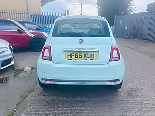 Used 2016 Fiat 500 Lounge Green - Interior and Exterior details 3