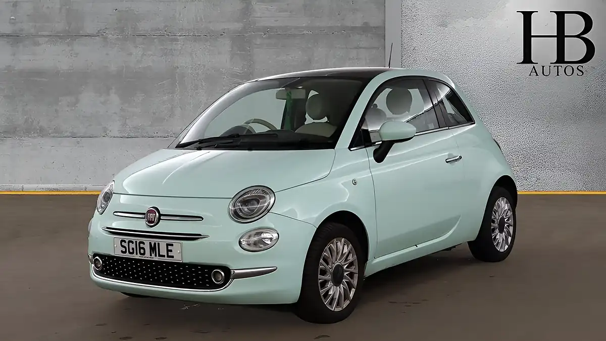Used 2016 Fiat 500 Lounge Green - Interior and Exterior details 2