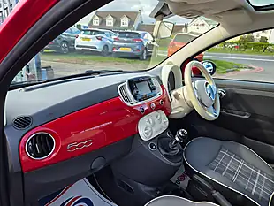 Used 2016 Fiat 500 Lounge Pasodoble Red - Interior and Exterior details 17
