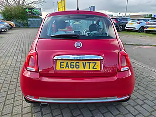 Used 2016 Fiat 500 Lounge Pasodoble Red - Interior and Exterior details 5
