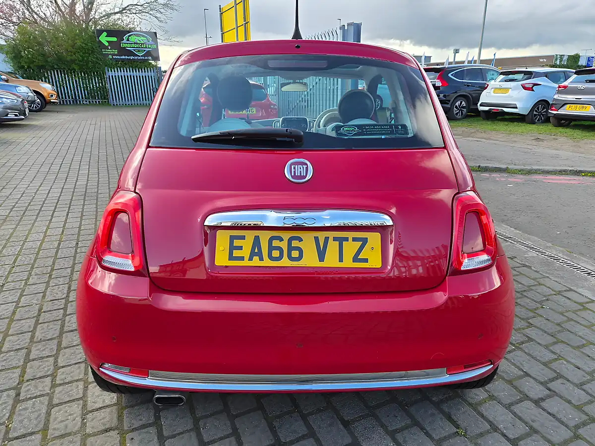 Used 2016 Fiat 500 Lounge Pasodoble Red - Interior and Exterior details 5