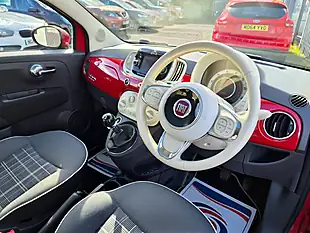 Used 2016 Fiat 500 Lounge Pasodoble Red - Interior and Exterior details 8