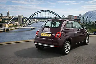 Used 2016 Fiat 500 Lounge Red - Interior and Exterior details 2