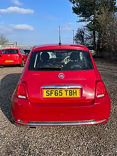 Used 2016 Fiat 500 Lounge Red - Interior and Exterior details 10