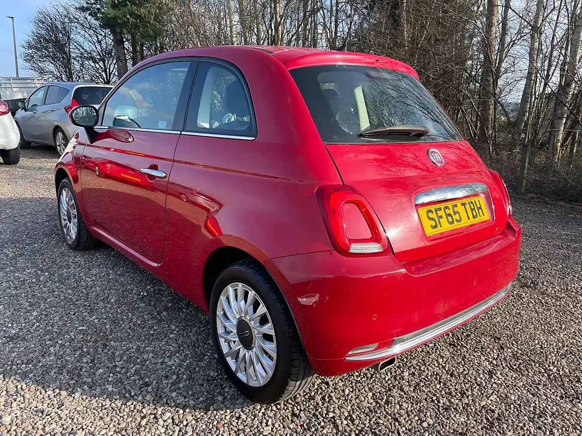 Used 2016 Fiat 500 Lounge Red - Interior and Exterior details 4