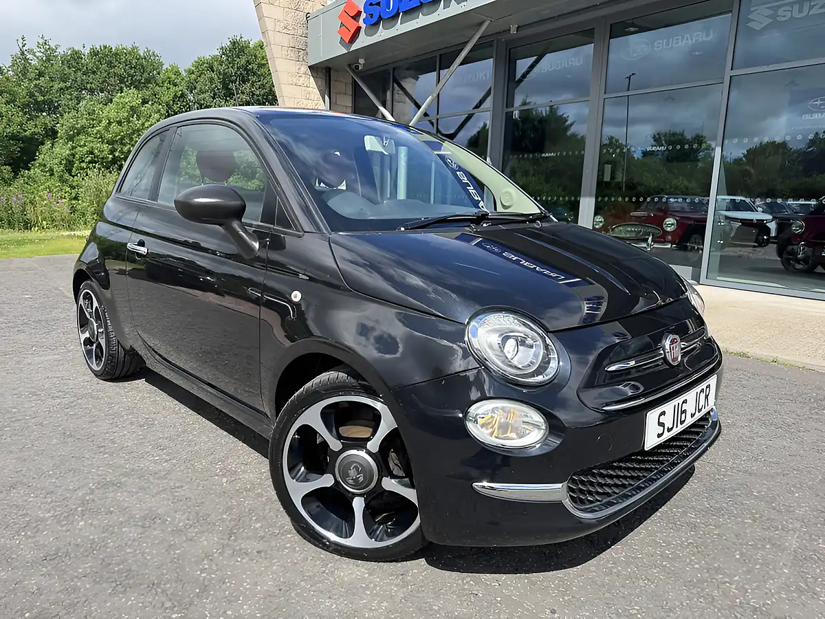 Used 2016 Fiat 500 Pop Black - Front View