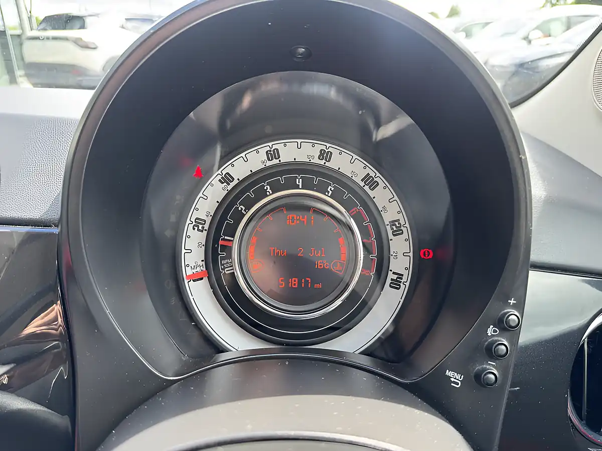 Used 2016 Fiat 500 Pop Black - Interior and Exterior details 13