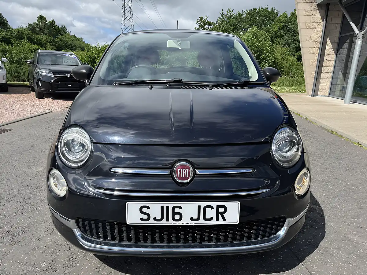 Used 2016 Fiat 500 Pop Black - Interior and Exterior details 2