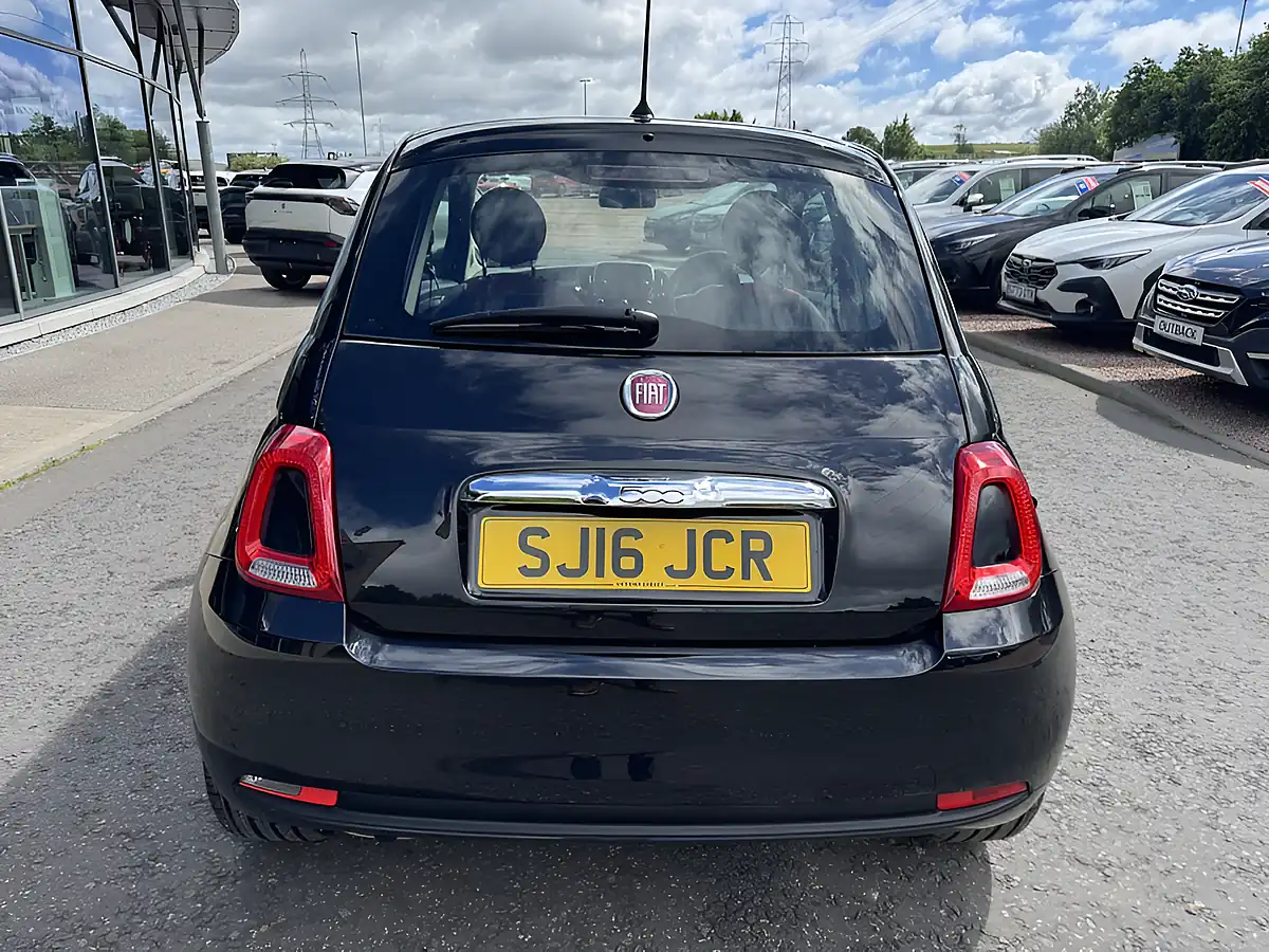 Used 2016 Fiat 500 Pop Black - Interior and Exterior details 6