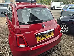 Used 2016 Fiat 500 Pop Red - Interior and Exterior details 7