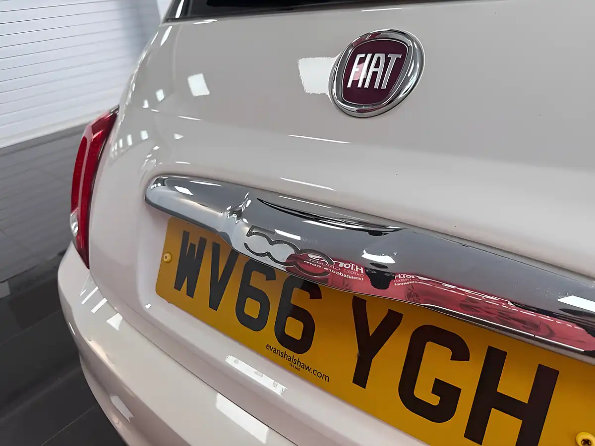 Used 2016 Fiat 500 Pop Star White - Interior and Exterior details 6