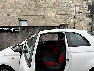 Used 2016 Fiat 500 Pop White - Interior and Exterior details 10