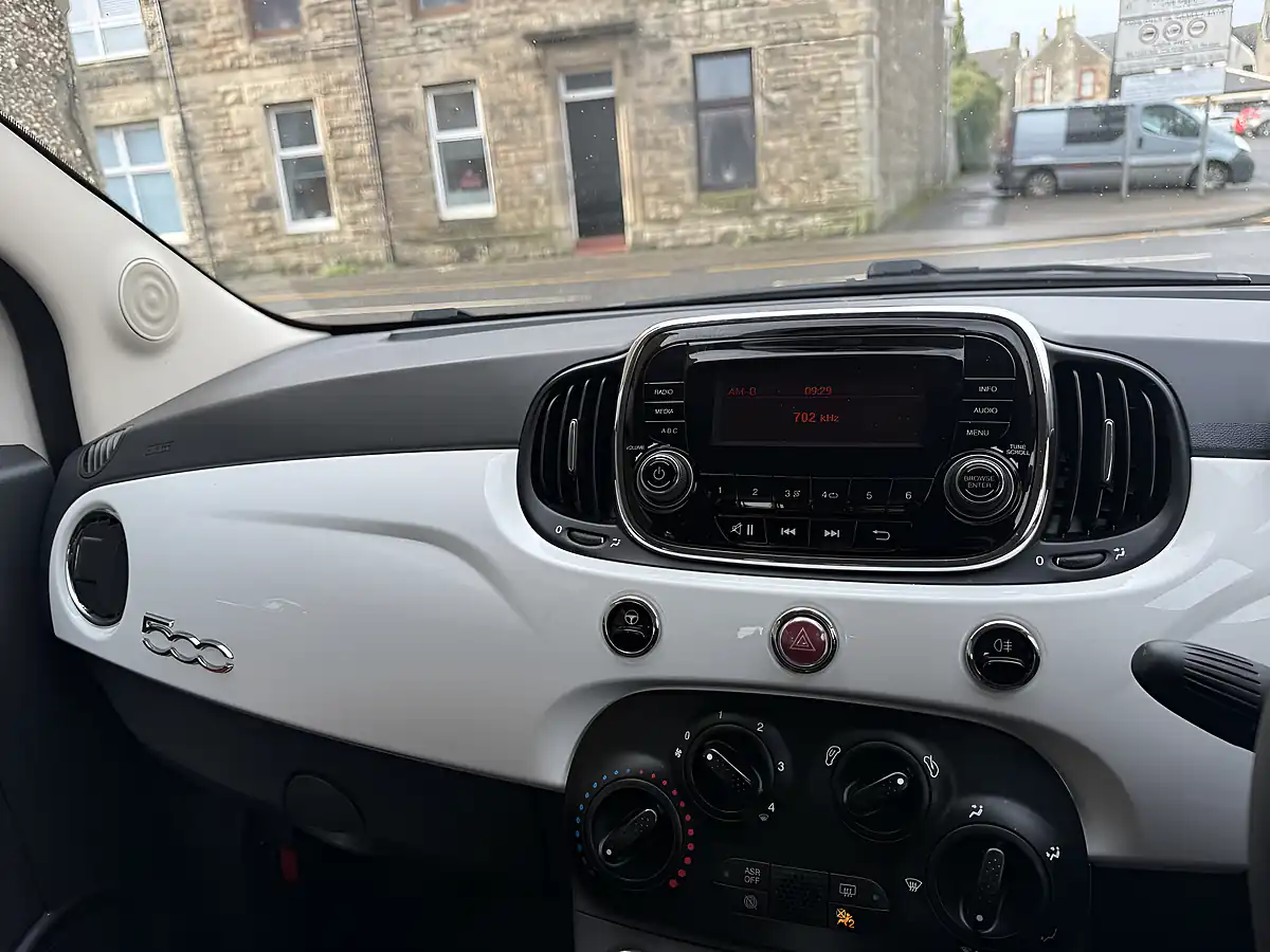 Used 2016 Fiat 500 Pop White - Interior and Exterior details 8