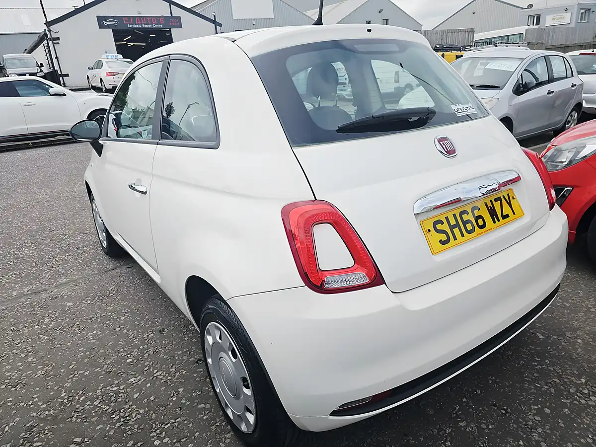 Used 2016 Fiat 500 Pop White - Interior and Exterior details 3