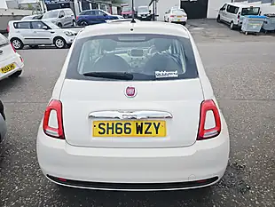 Used 2016 Fiat 500 Pop White - Interior and Exterior details 4