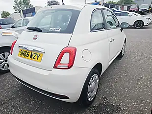Used 2016 Fiat 500 Pop White - Interior and Exterior details 5