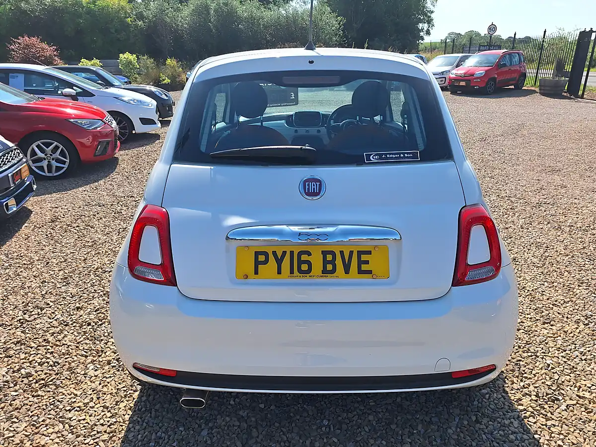 Used 2016 Fiat 500 Pop White - Interior and Exterior details 17