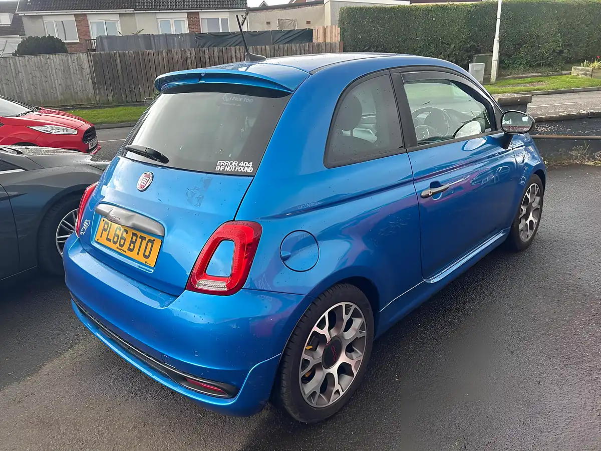 Used 2016 Fiat 500 S Blue - Interior and Exterior details 2