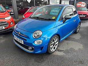 Used 2016 Fiat 500 S Blue - Interior and Exterior details 3
