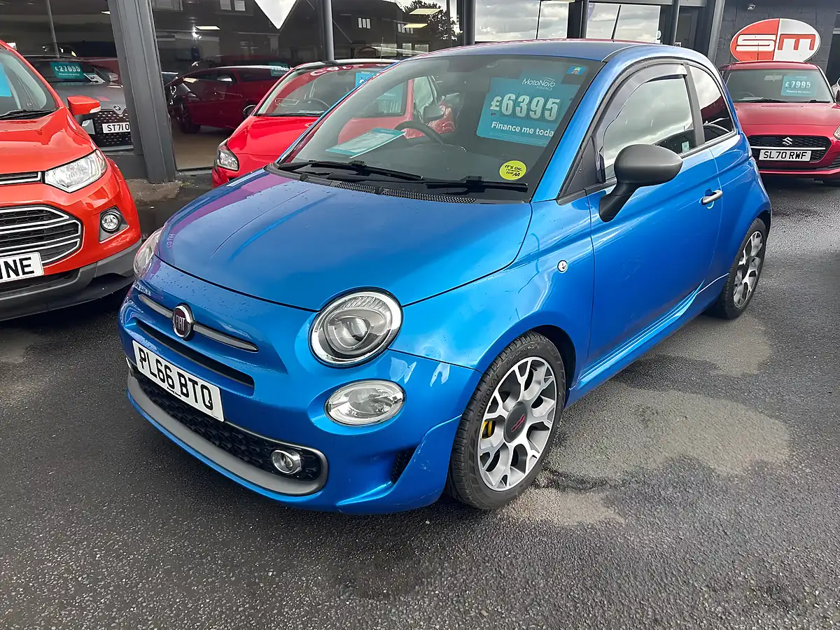 Used 2016 Fiat 500 S Blue - Interior and Exterior details 3