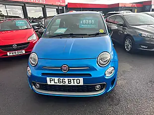Used 2016 Fiat 500 S Blue - Interior and Exterior details 4