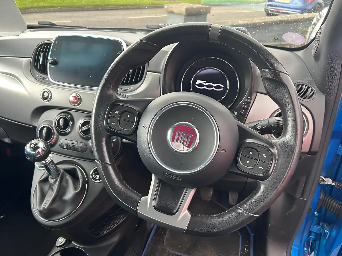 Used 2016 Fiat 500 S Blue - Interior and Exterior details 7
