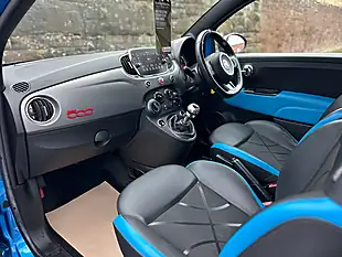 Used 2016 Fiat 500 S Blue - Interior and Exterior details 11