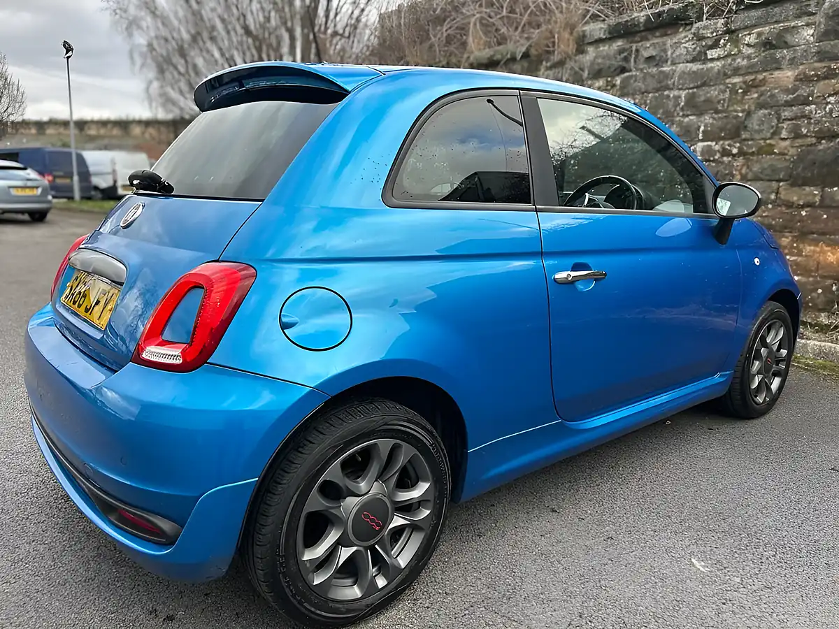 Used 2016 Fiat 500 S Blue - Interior and Exterior details 4