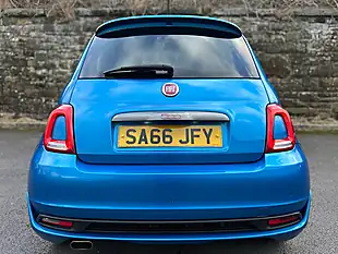 Used 2016 Fiat 500 S Blue - Interior and Exterior details 5