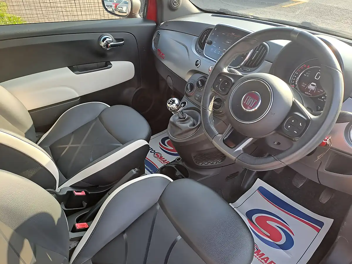 Used 2016 Fiat 500 S Red - Interior and Exterior details 2