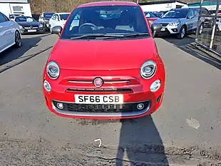 Used 2016 Fiat 500 S Red - Interior and Exterior details 5