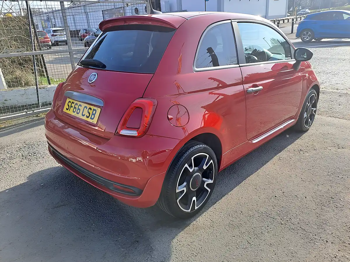 Used 2016 Fiat 500 S Red - Interior and Exterior details 8