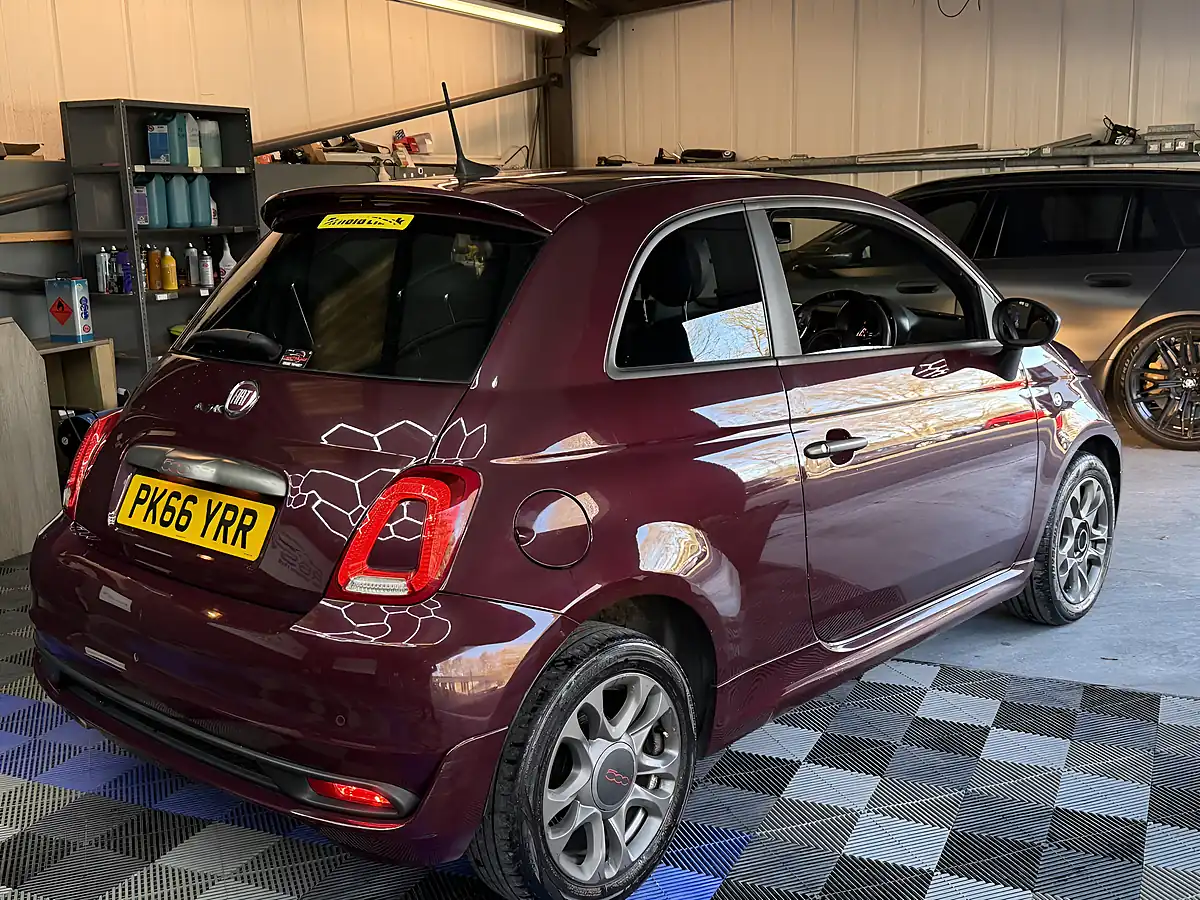 Used 2016 Fiat 500 S Red - Interior and Exterior details 11