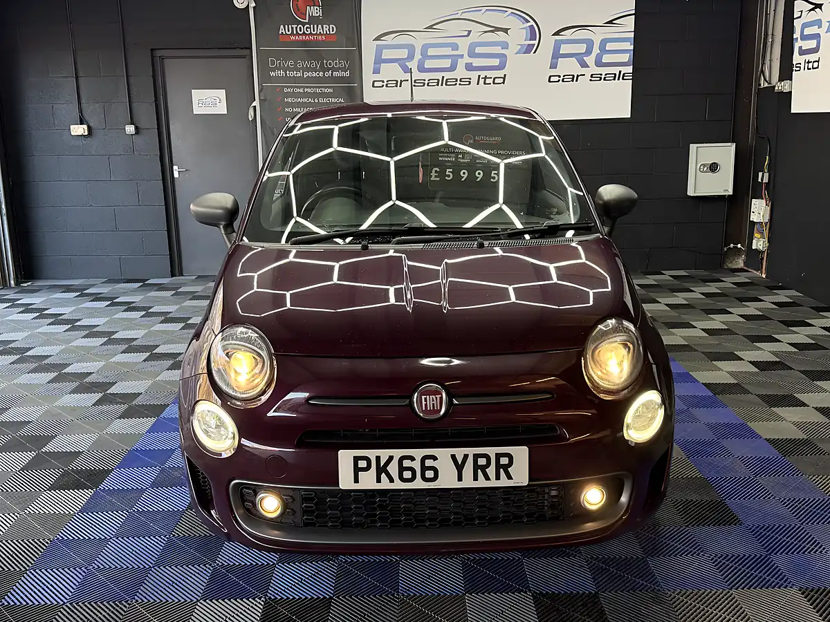 Used 2016 Fiat 500 S Red - Interior and Exterior details 2
