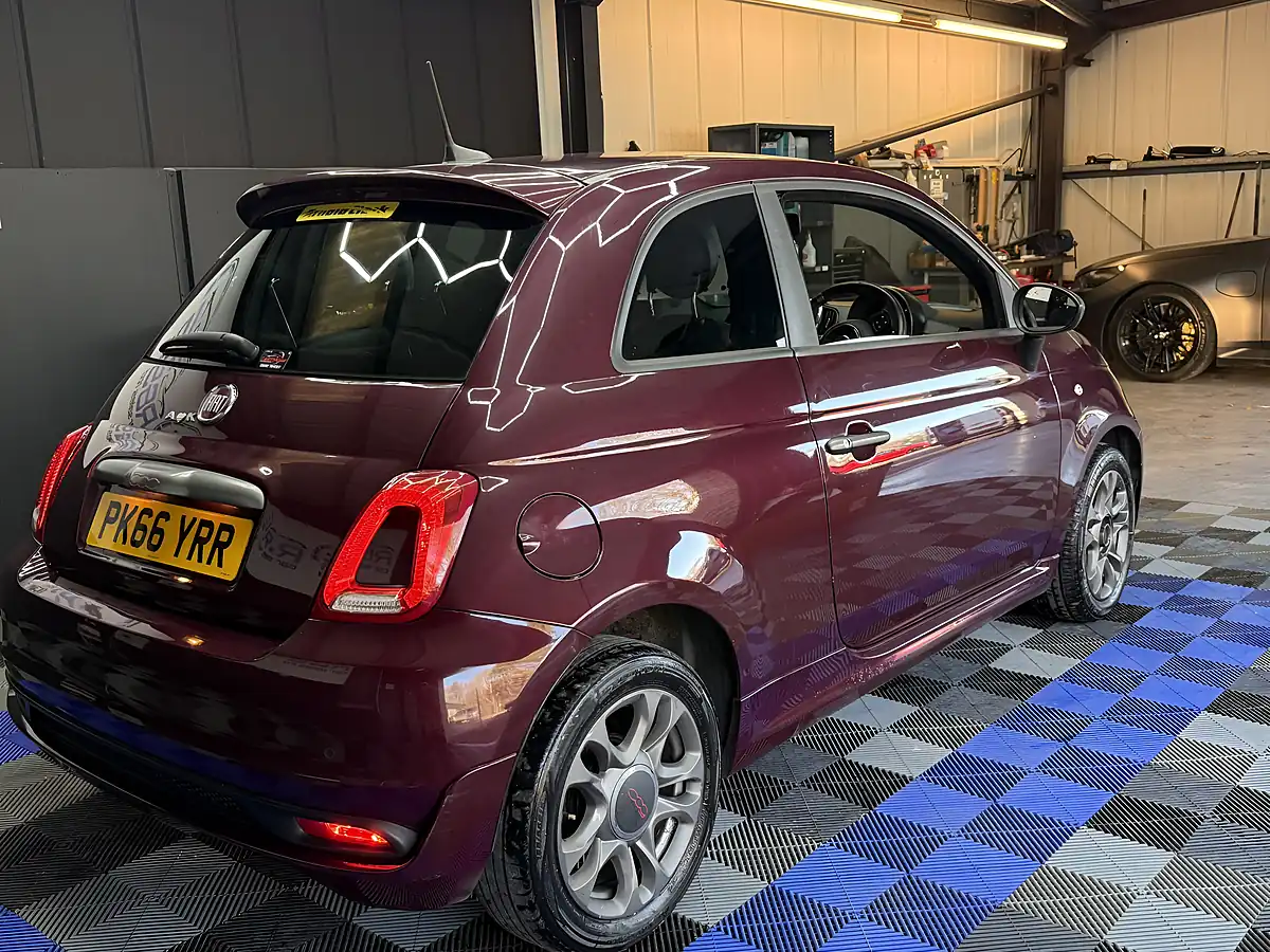 Used 2016 Fiat 500 S Red - Interior and Exterior details 3
