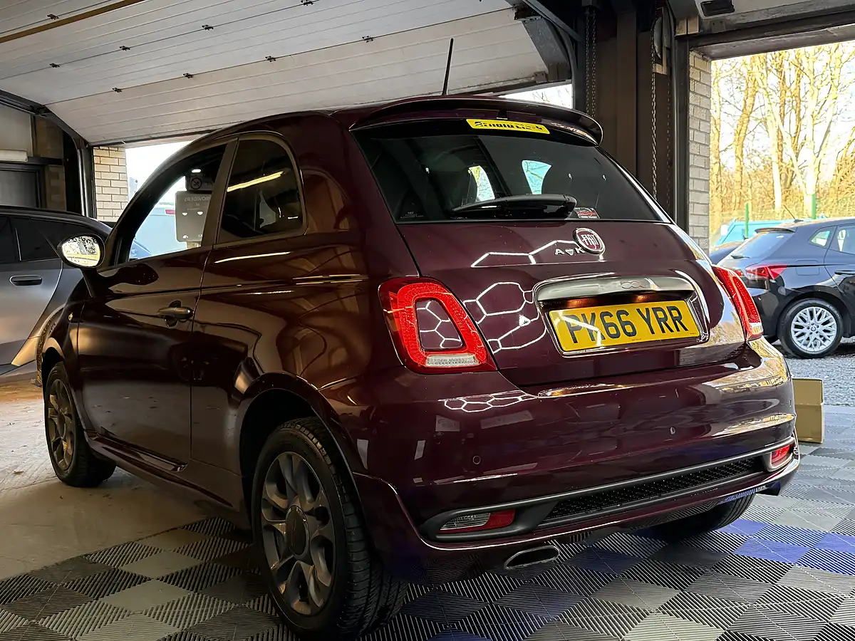 Used 2016 Fiat 500 S Red - Interior and Exterior details 8
