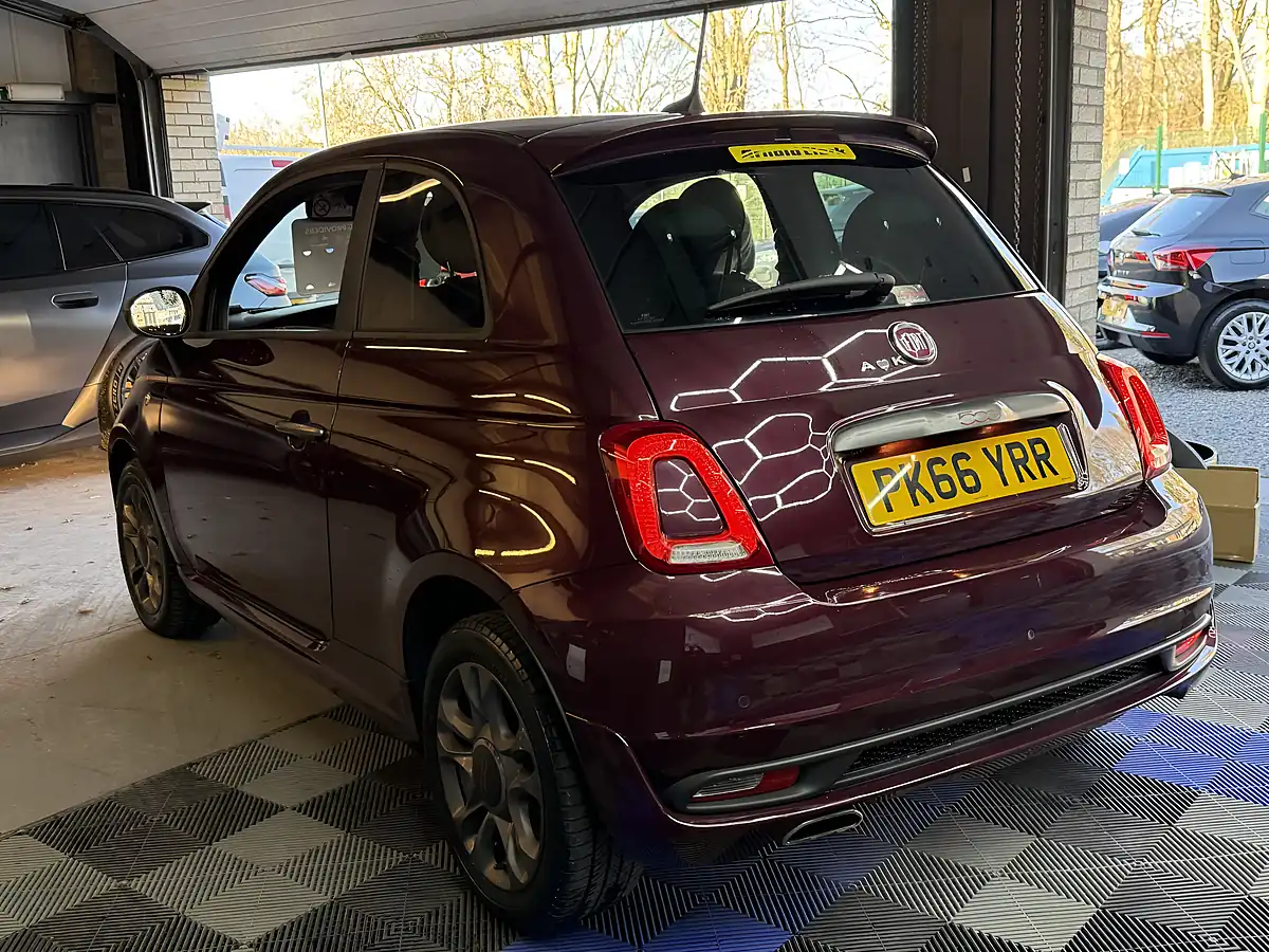 Used 2016 Fiat 500 S Red - Interior and Exterior details 9