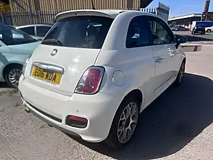 Used 2016 Fiat 500 S White - Interior and Exterior details 2