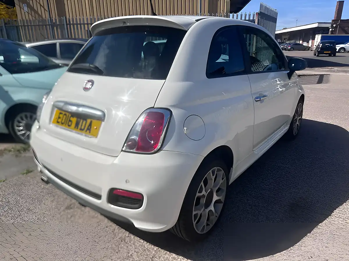 Used 2016 Fiat 500 S White - Interior and Exterior details 2