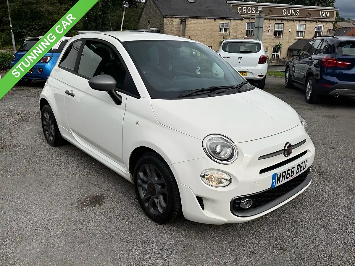Used 2016 Fiat 500 S White - Interior and Exterior details 2
