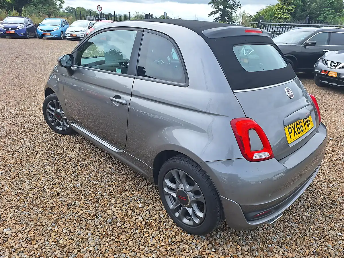 Used 2016 Fiat 500C S Grey - Interior and Exterior details 9