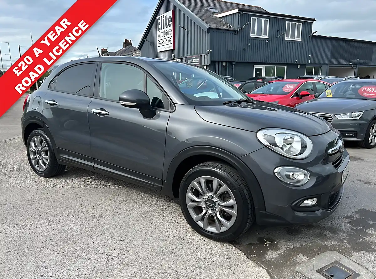 Used 2016 Fiat 500X Pop Star Grey - Front View